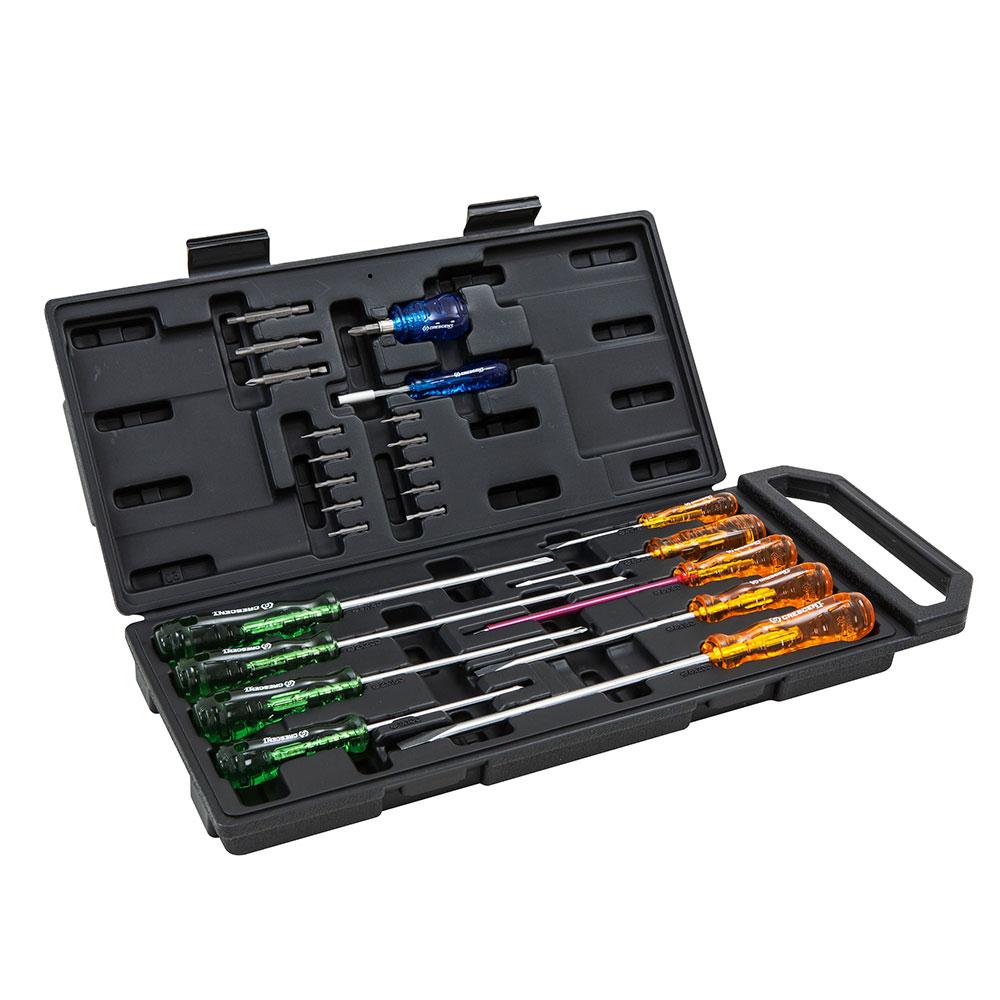 Crescent CSD25 25pce Tri Lobe Acetate Handle Screwdriver Set