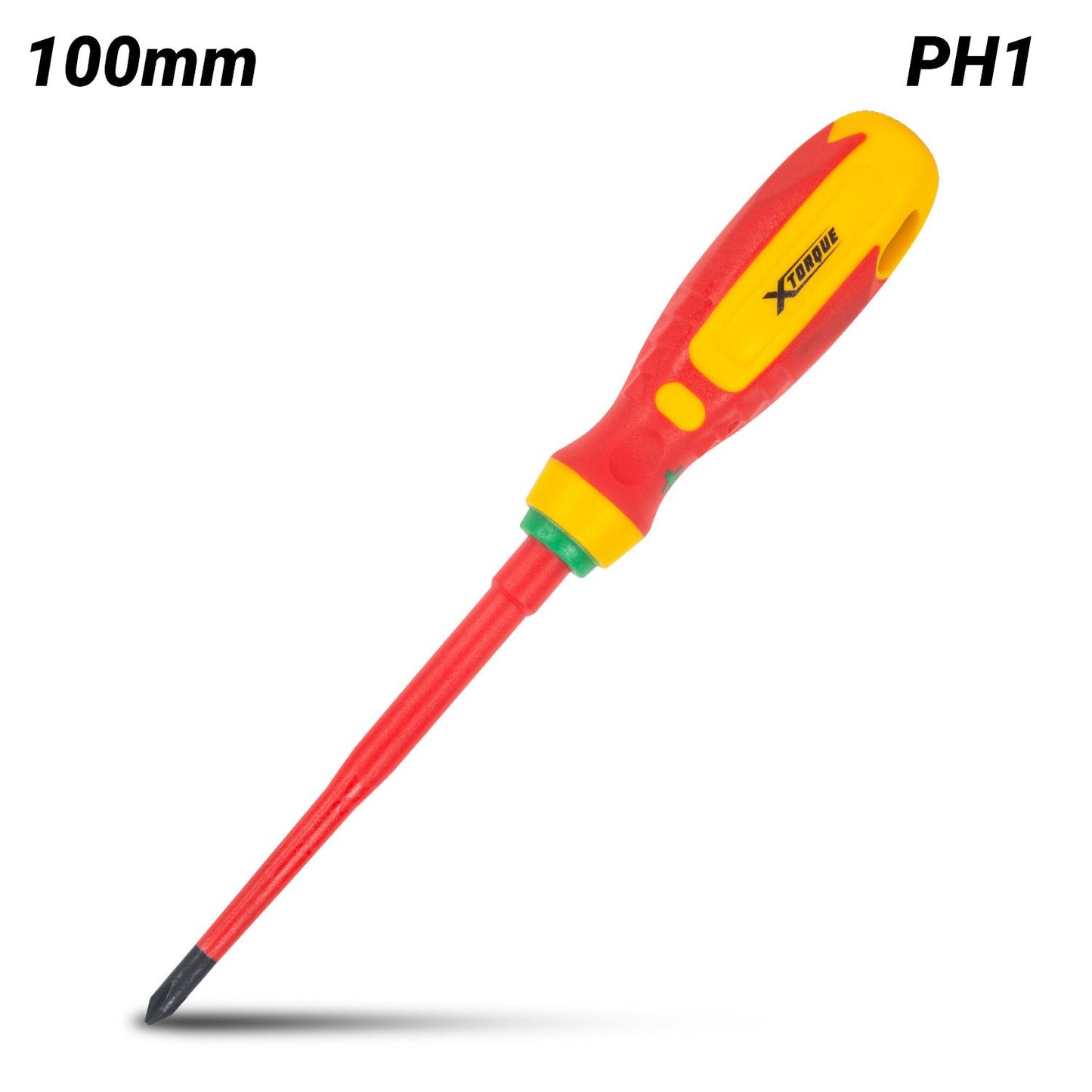 Xtorque XPH1S 100mm PH1 Slim Type Phillips VDE Screwdriver