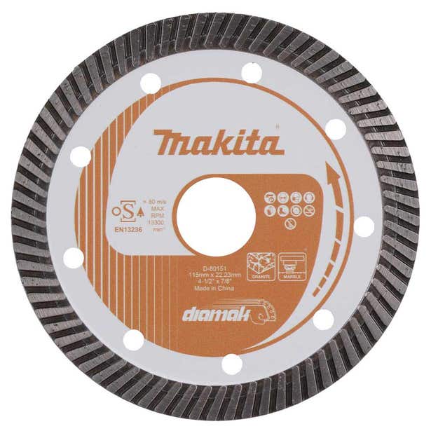 MAKITA 115mm x 22.23 Diamak Turbo Diamond Blade D-80151