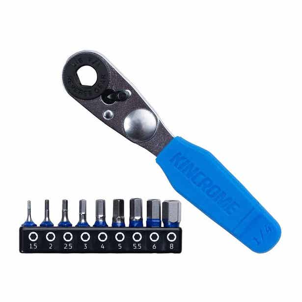 KINCROME Mini Ratchet Hex Bit Set - 10 Piece K5037