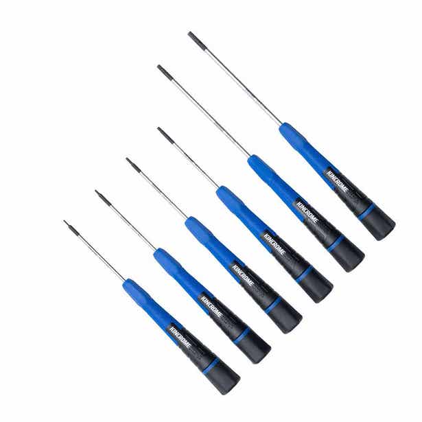 KINCROME Hex Precision Long Screwdriver Set - 6 Piece K5655