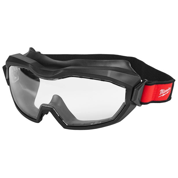 MILWAUKEE Vented High-Profile Goggles 1 Pack - Clear 48732960