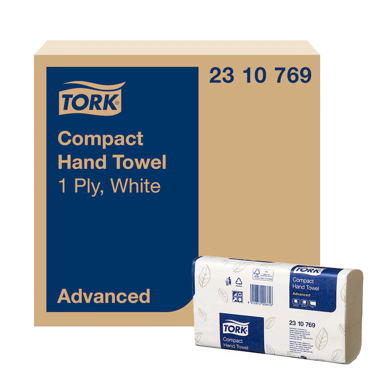 Tork Compact Hand Towel 1-Ply — 24 Pack