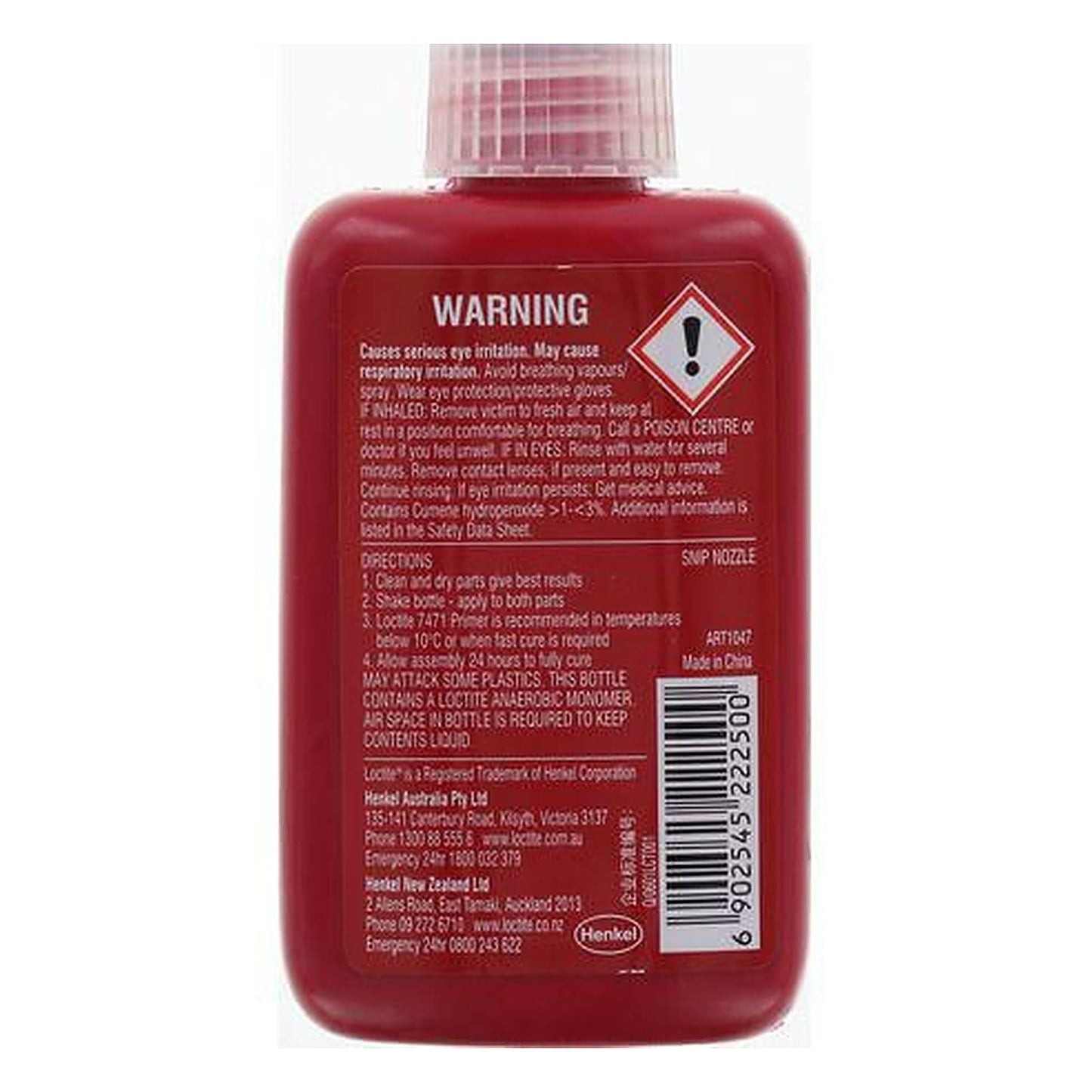 Loctite 222 Threadlocker Low Strength 50ml 231499