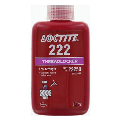 Loctite 222 Threadlocker Low Strength 50ml 231499