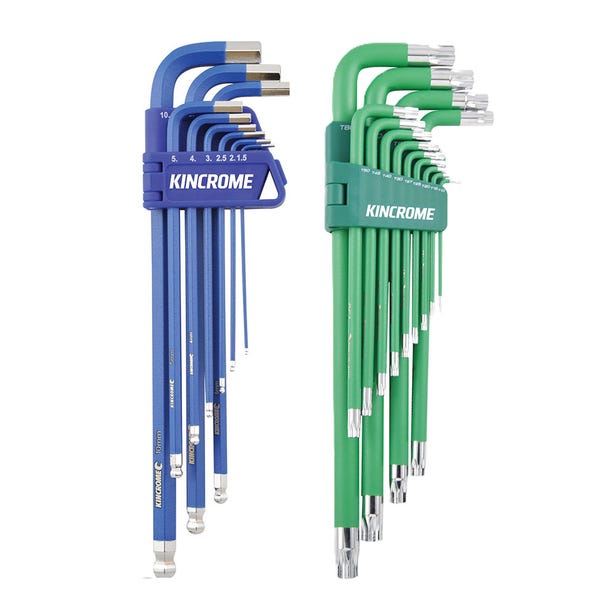 KINCROME 18 Piece Hex Torx Key Bundle Set P5044
