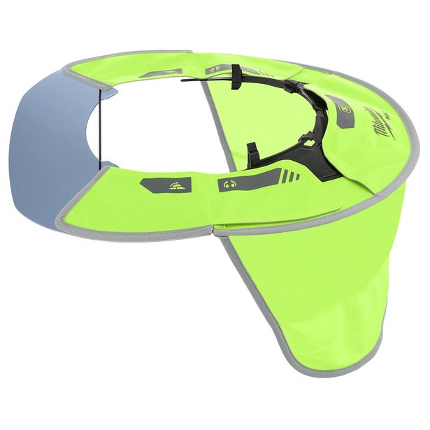 MILWAUKEE BOLT Sun Visor and Sunshade - Yellow 48731078A