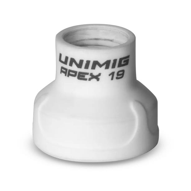 UNIMIG APEX TIG Ceramic Cup Size 19 Suit 9/17/18/20/26 U42023