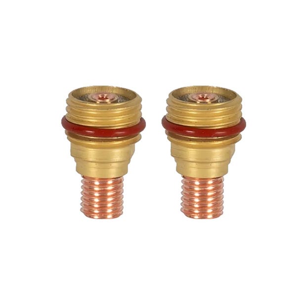 UNIMIG 1.6mm Collet Body Gas Lens With O-Ring Suit 9/20 - 2 Pack U11190