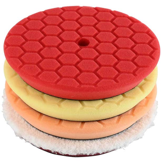 KINCROME 4 Piece 7" Polishing Pad Set K211009