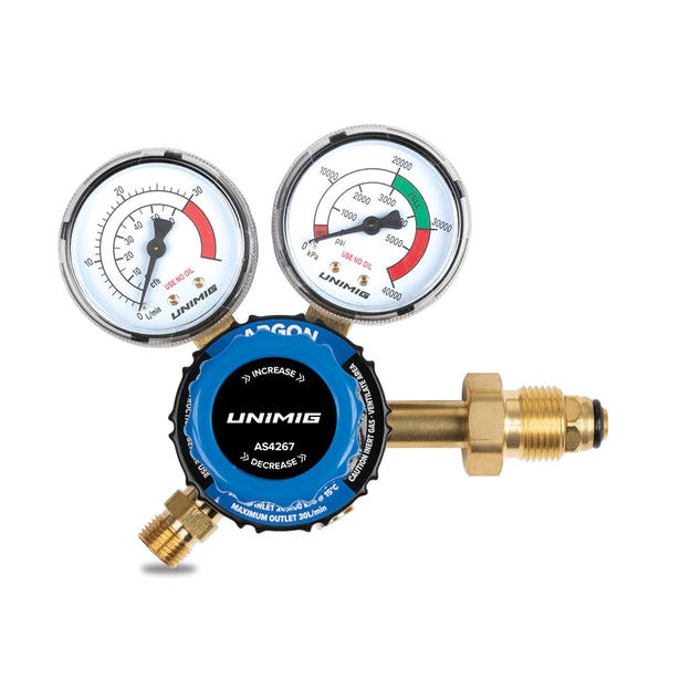 UNIMIG Argon Side Inlet Welding Regulator U11377