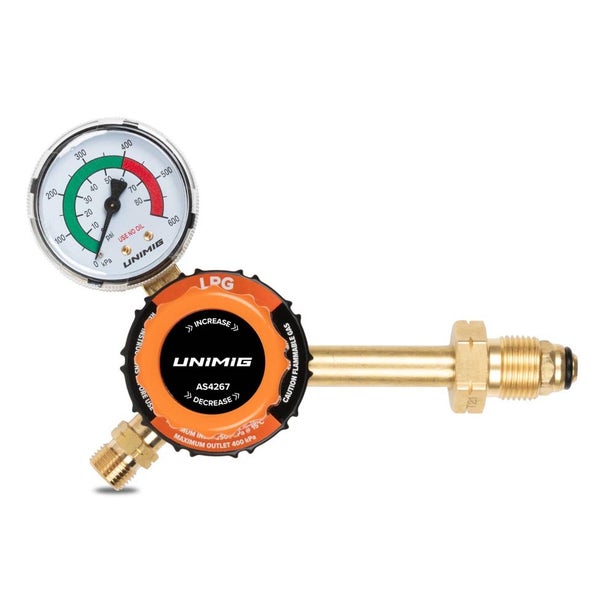 UNIMIG LPG Side Inlet Welding Regulator U11375