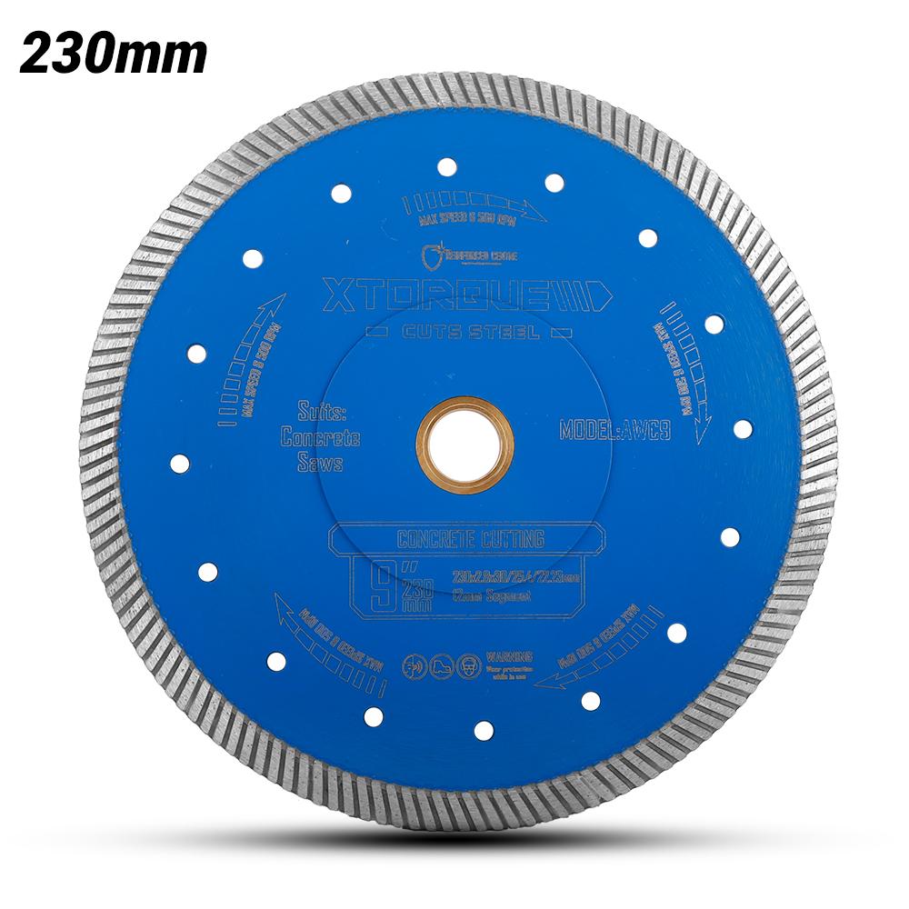 Xtorque AWC9 230mm (9") Superior Turbo Diamond Blade