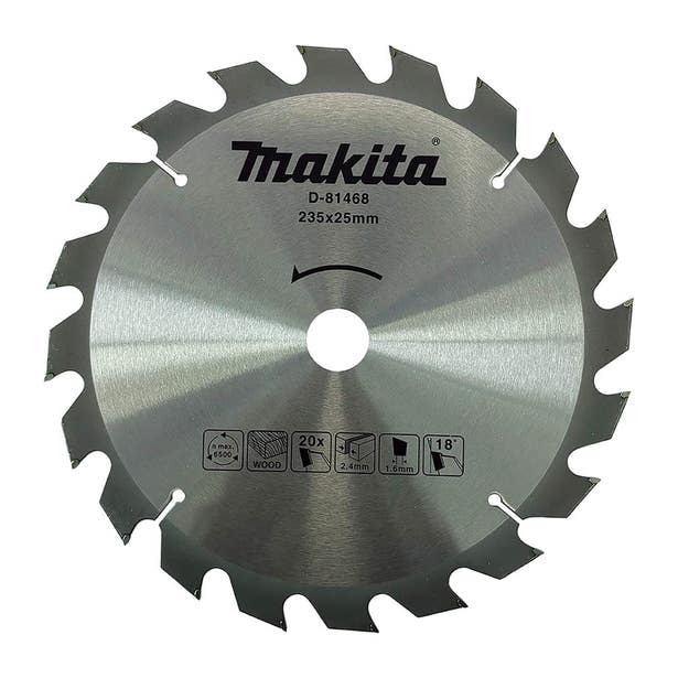 MAKITA 235mm x 25mm x 20T Economy TCT Saw Blade D-81468