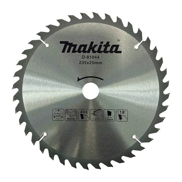 MAKITA 235mm x 25mm x 40T Economy TCT Saw Blade D-81044