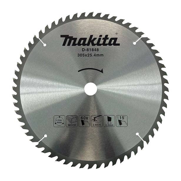 MAKITA 305mm x 25.4mm x 60T Economy TCT Saw Blade D-81848