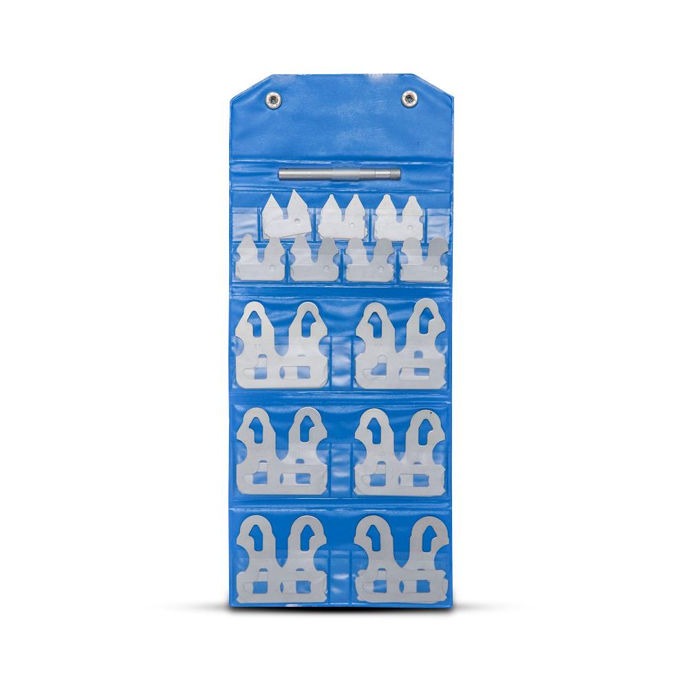 Accud AC-942-013-26 0.5-13mm Radius Gauge Set