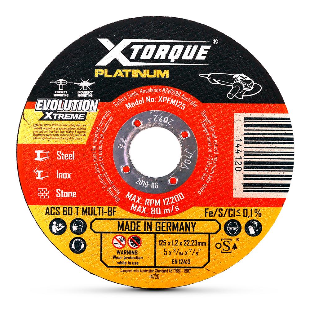 Xtorque XPFM125 Platinum 125mm (5") 1.2mm Flat Centre Premium Multi Material Cutting Disc