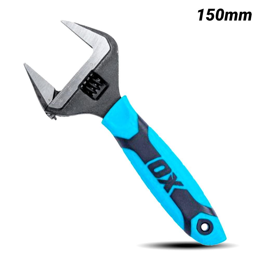 OX Tools OX-P324606 150mm (6") Ultra Wide Jaw Adjustable Wrench