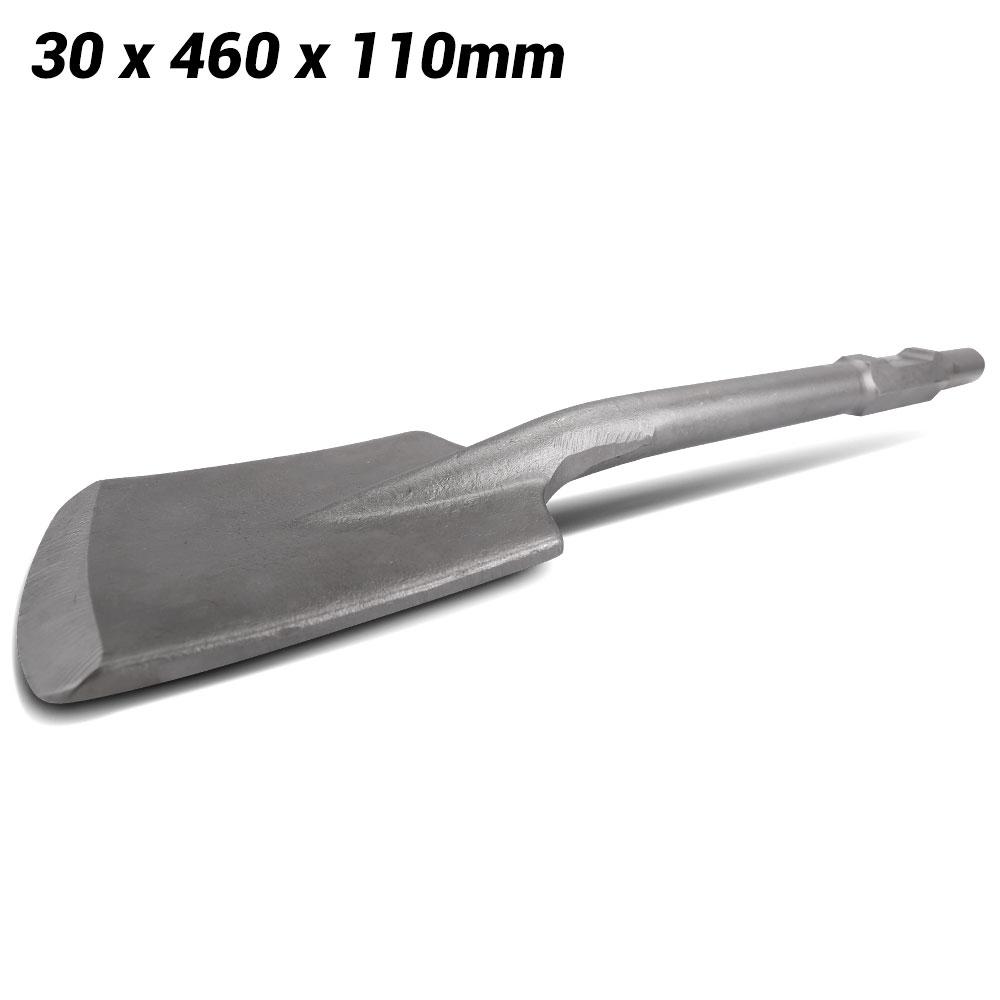 Techsmart TCPS110 460mm x 110mm 30mm Hex Wide Chisel Clade Spade