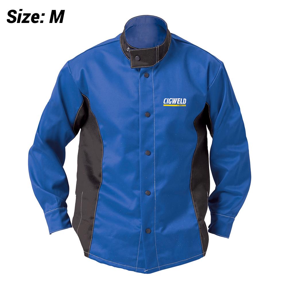 Cigweld 646771 Welding Jacket Blue/Black - M