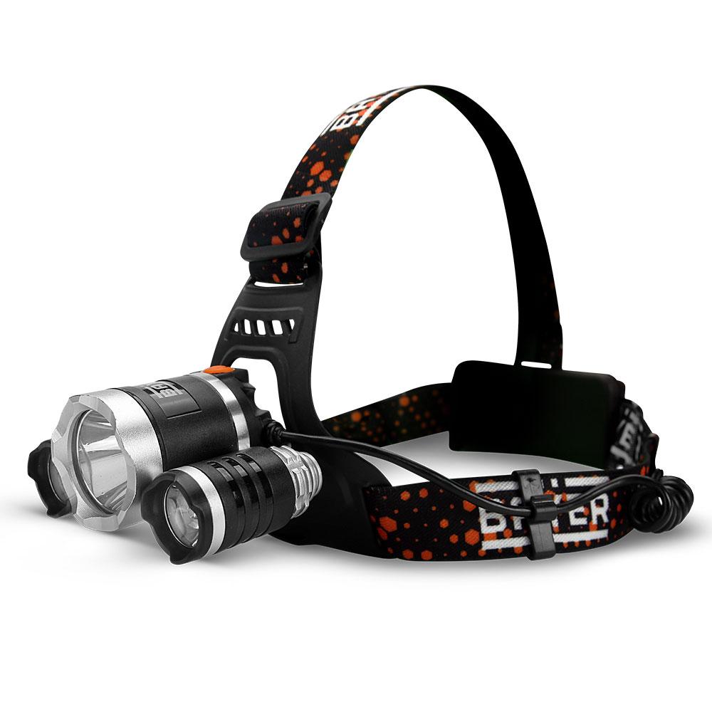 Bayer BLA50 50000LMS 4 Modes 3 LED Rechargeable Headlamp