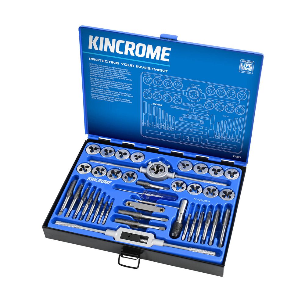 Kincrome K12021 39pce Tap & Die Set Metric