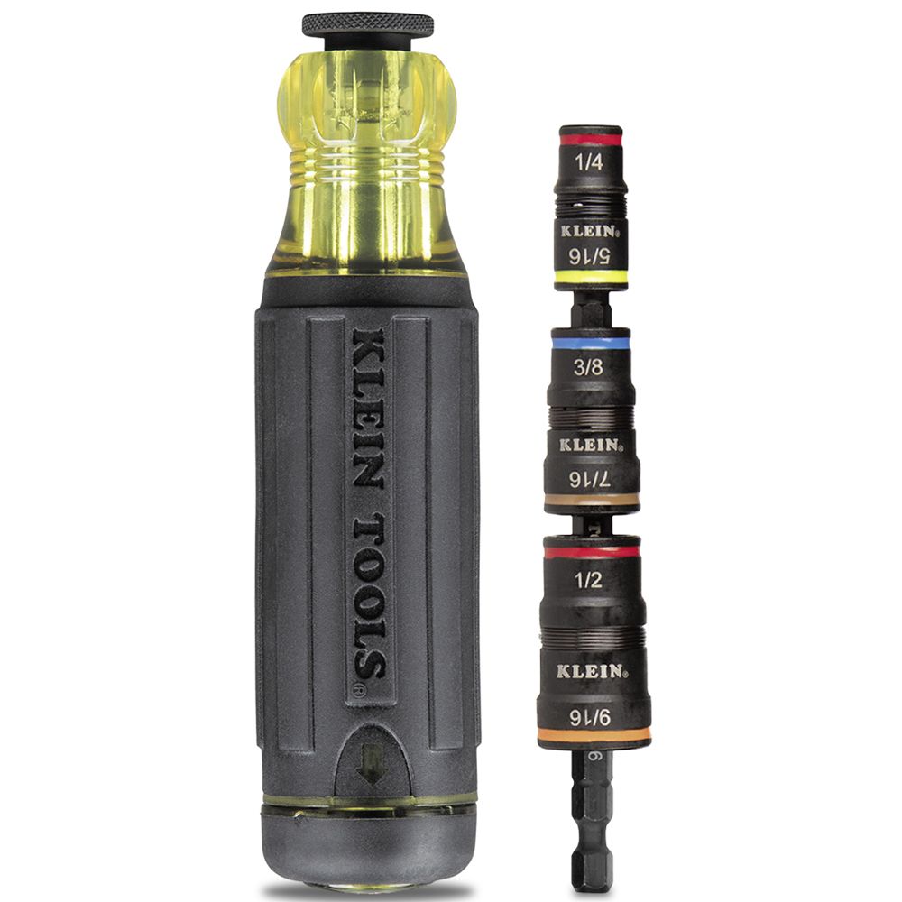 Klein A-32303HD 20-in-1 Impact Driver Set with Screwdriver Bits and Flip Sockets