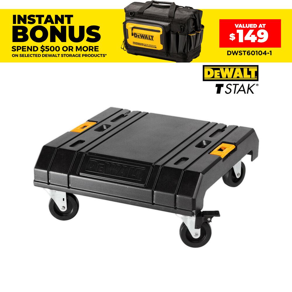 DeWalt DWST1-71229 TStak Lockable Wheeled Trolley Cart