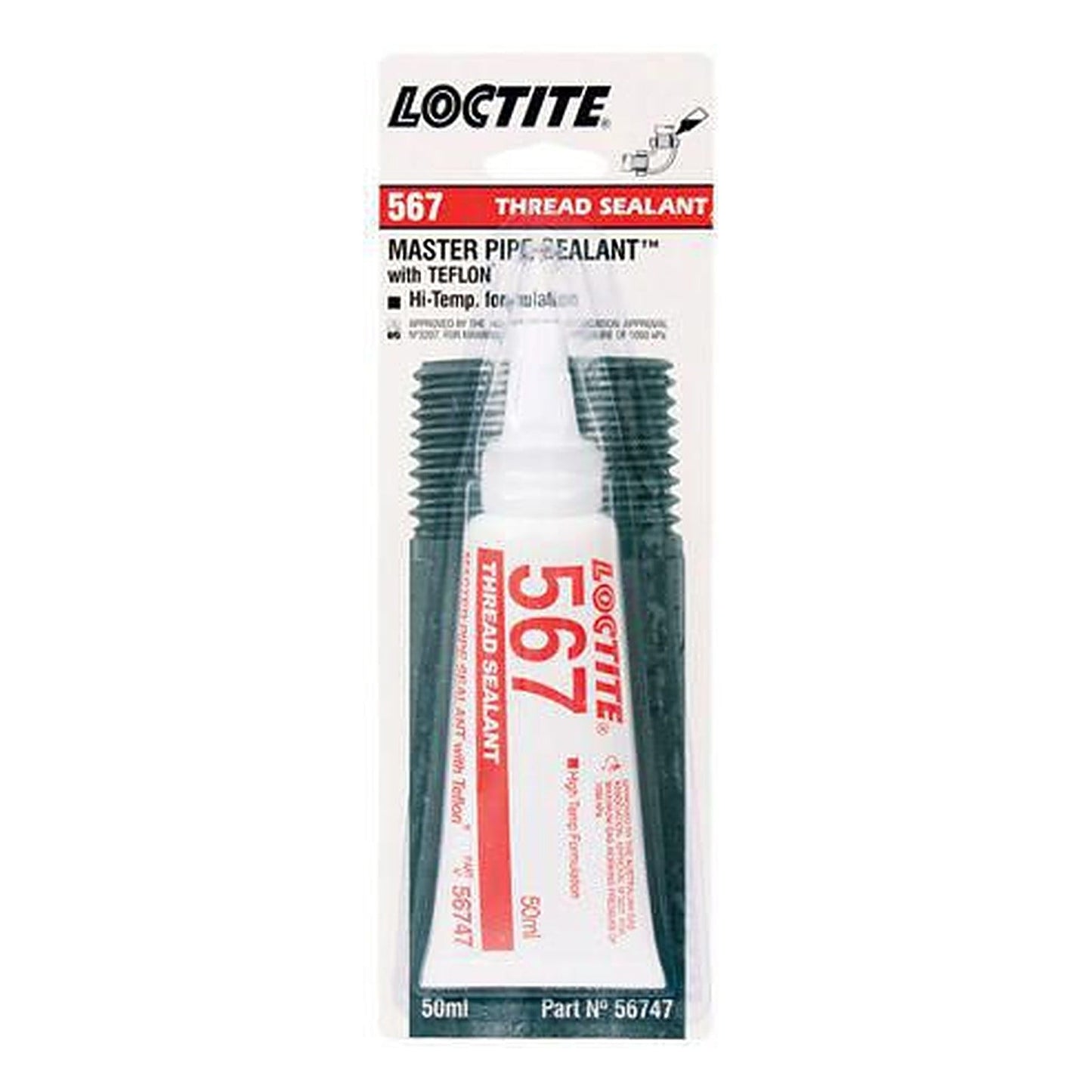 Loctite 567 Thread Sealant Controlled Strength High Temperature 50ml 2779093