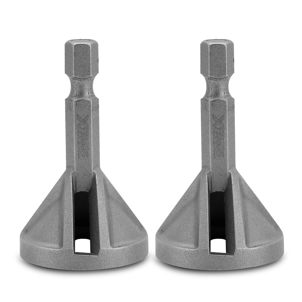 Xtorque XEDB14X2 2-Pack 8-22mm M2 Quick Change 1/4" Hex Shank External Deburring Tool Bit