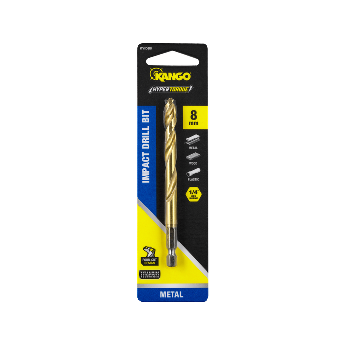 Kango 8mm Hypertorque Impact HSS Drill Bit