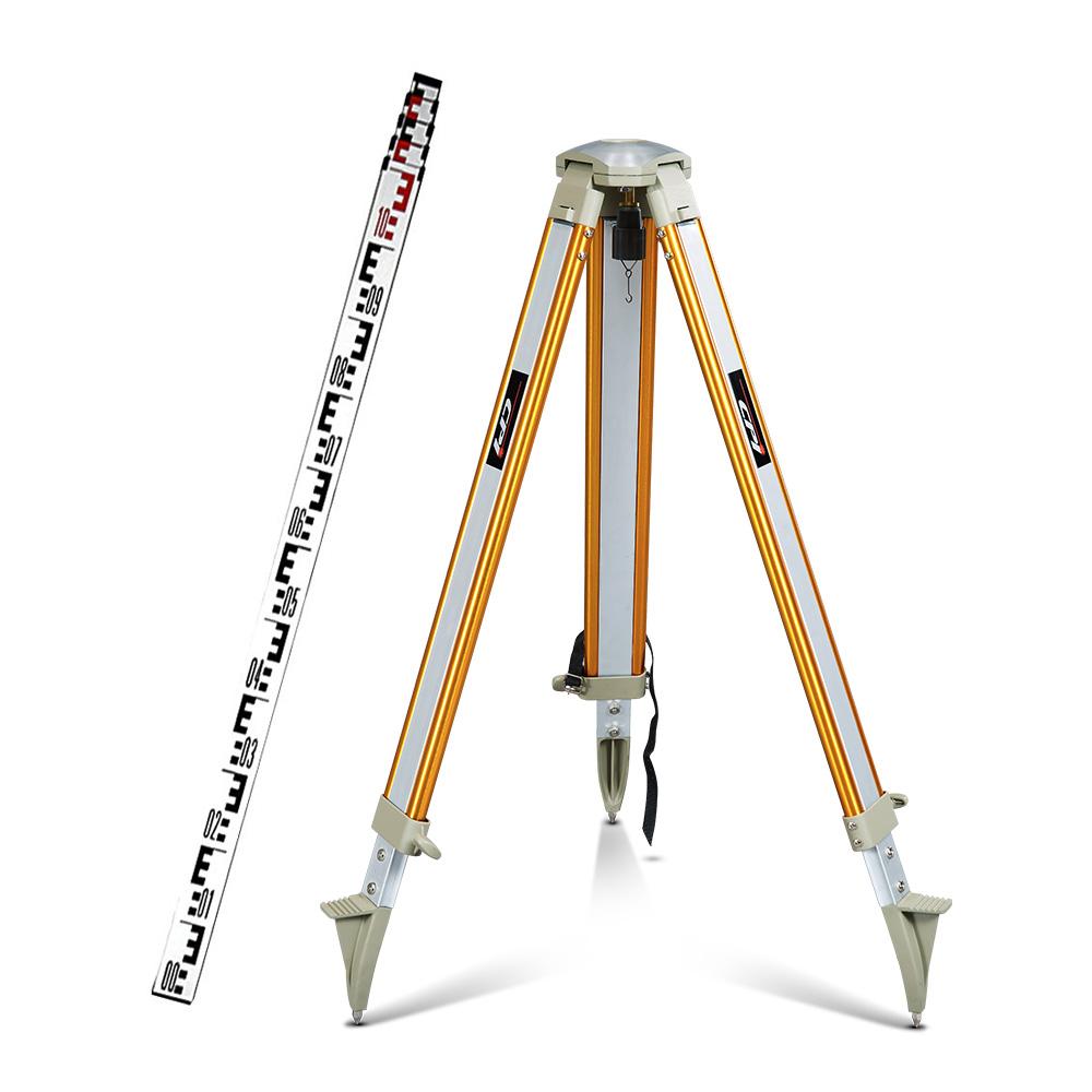 CPI CPIDTHD+CSE5M Dome Head Tripod & 5m Surveyors Staff