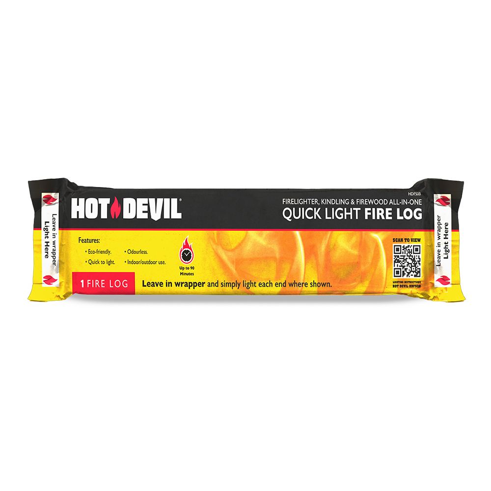 Hot Devil HDF500 Natural Fire Log Quick Light