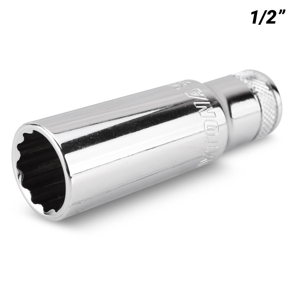 Daytona DI3812DS 3/8" Drive 12 Point 1/2" AF Imperial Deep Socket