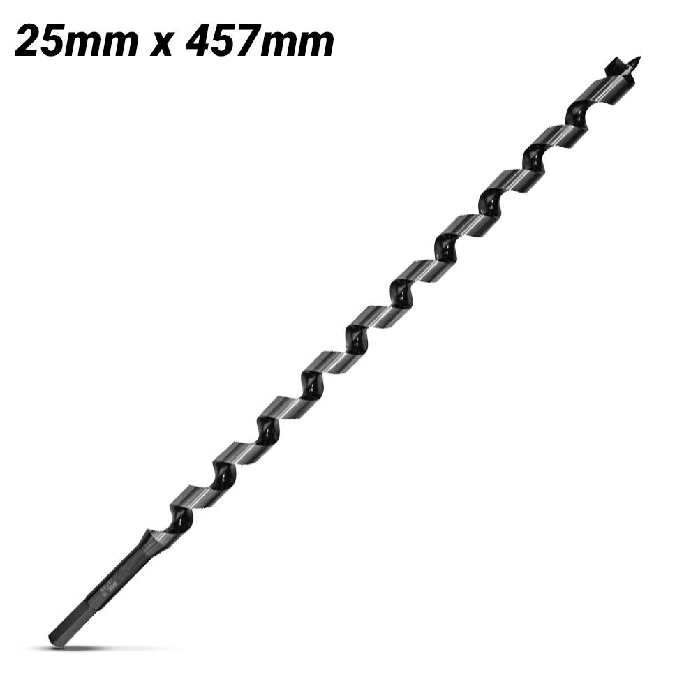 Star-M STM8025 25mm x 457mm Long Ship 8L Series Auger Drill Bit