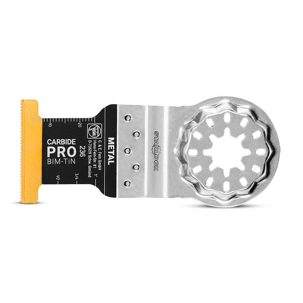 Fein 63502236210 45mm x 35mm Starlock E-Cut E-Cut Carbide Pro BIM-TiN Metal Blade