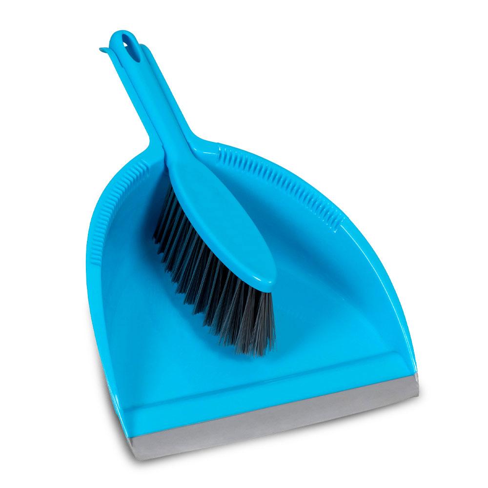CleanLink 12180 Dustpan and Brush - Blue