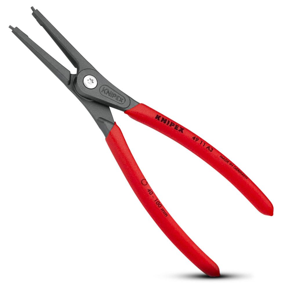 Knipex 4911A3SB 225mm Precision External Circlip Plier