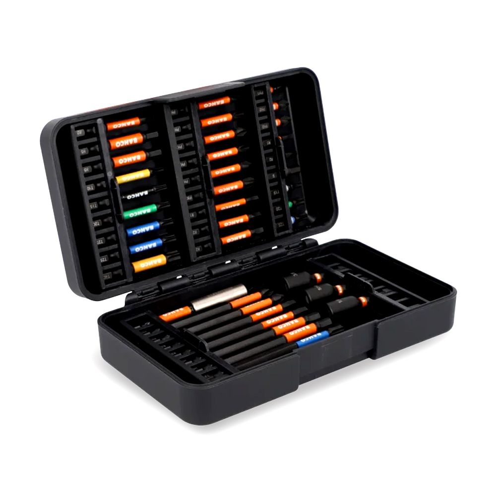 Bahco 66IM/38C-1 38pce 1/4" Impact Torsion Bit Set For Phillips / TORX / Robertson / Hex Head Screw Set