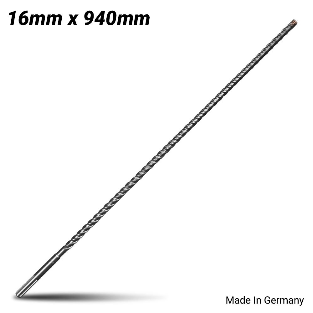 Xtorque X16940M Platinum SDS MAX 16mm x 940mm Platinum 4 Cutter Drill Bit - MADE IN GERMANY
