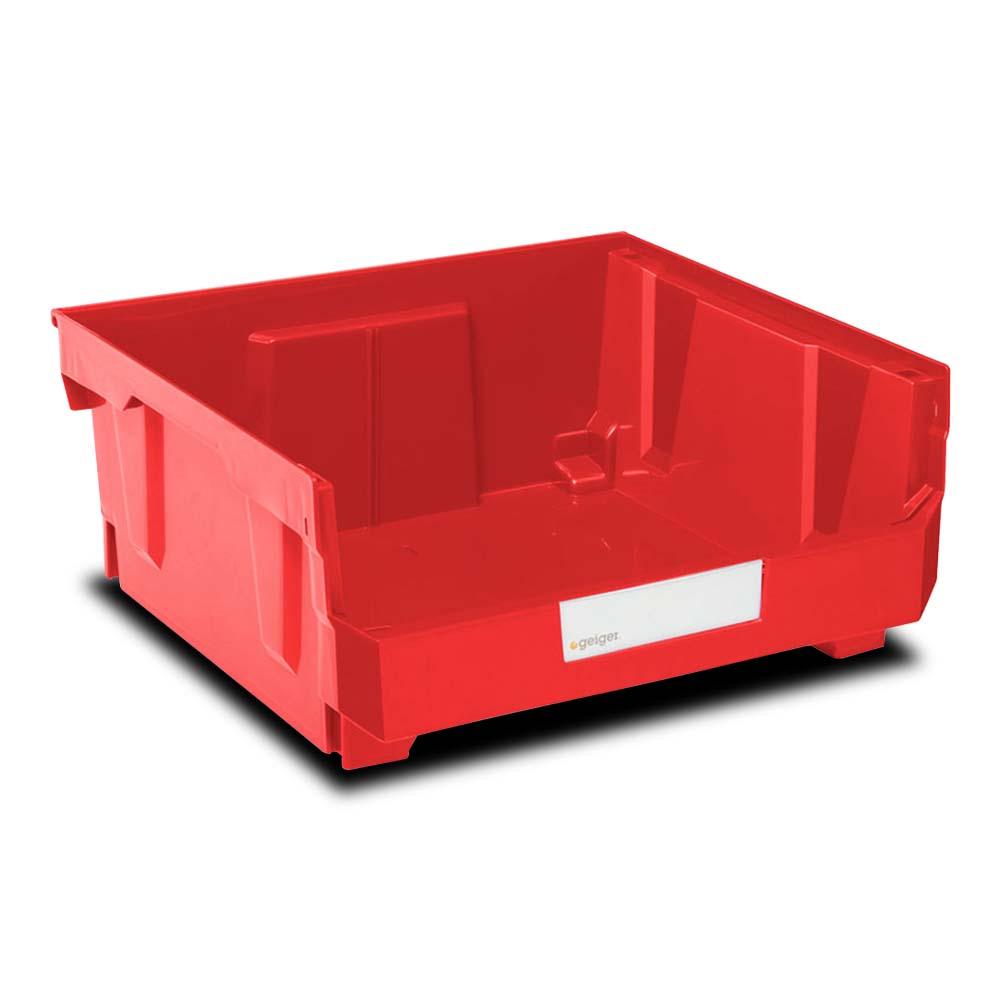 Geiger HB250R Large HB Series Heavy Duty Duplex Storage Bin - Red