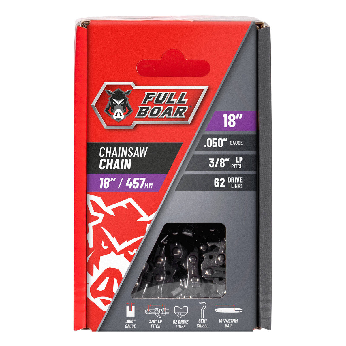 Full Boar 18" / 457mm Chainsaw Chain FBCSC-185062