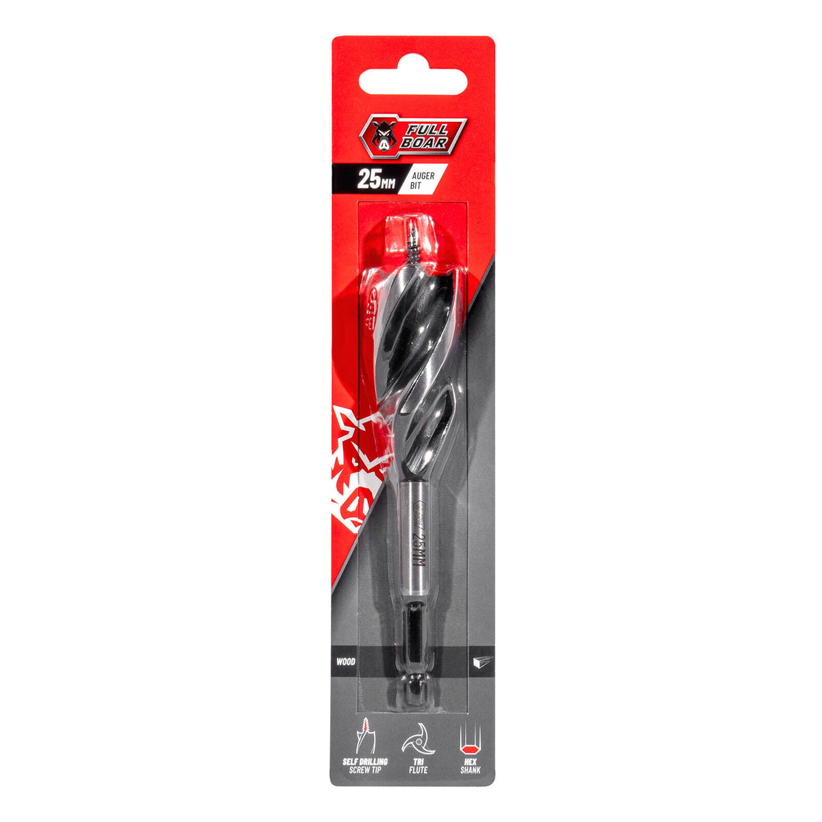 Full Boar 25mm Auger Bit FAB-25