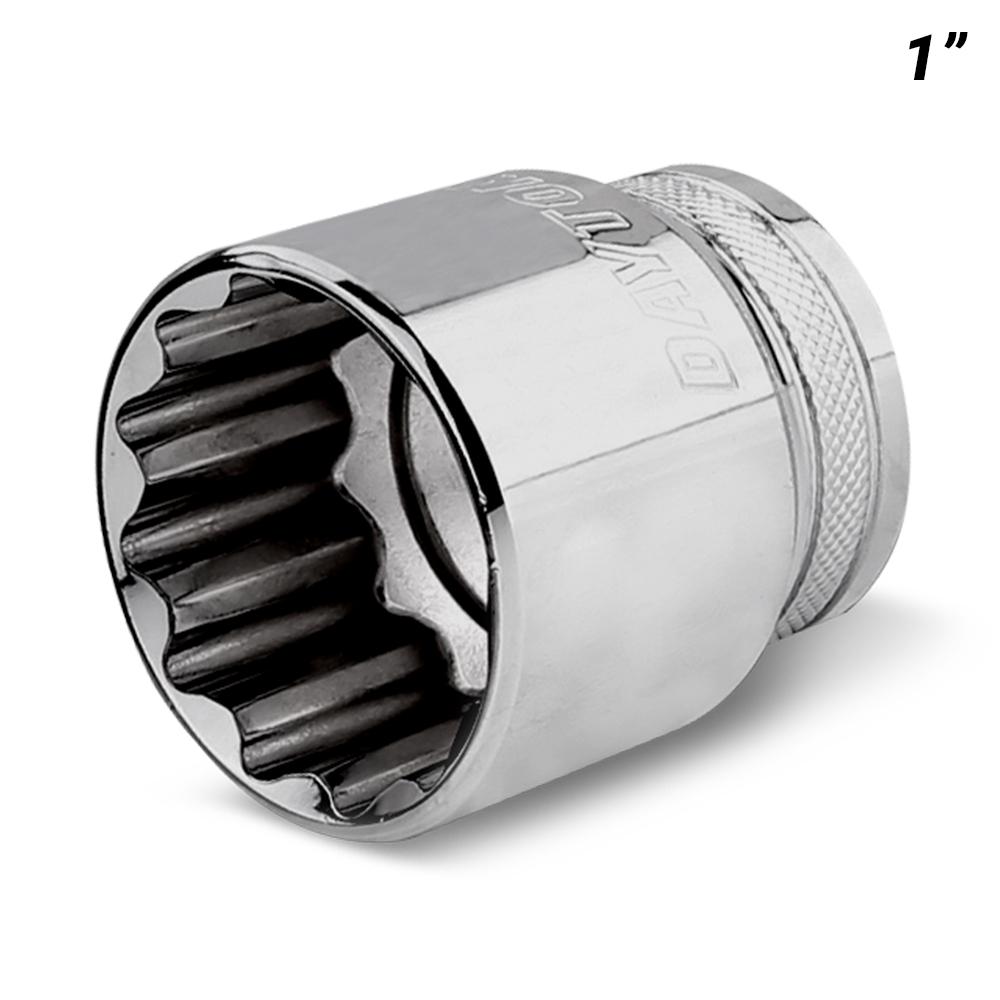 Daytona DI121SS 1/2" Drive 12 Point 1" AF Imperial Socket