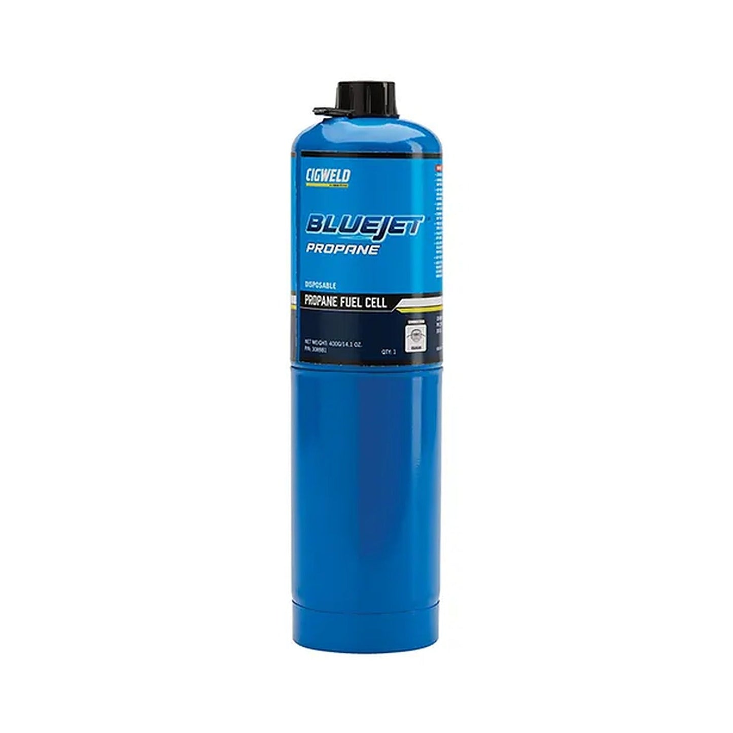 Cigweld BlueJet JET411 Pencil Flame Torch & Propane Fuel Cell 308404