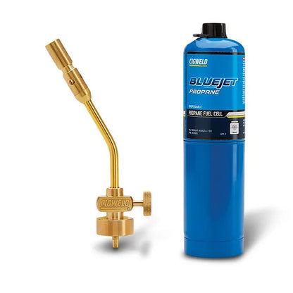 Cigweld BlueJet JET411 Pencil Flame Torch & Propane Fuel Cell 308404