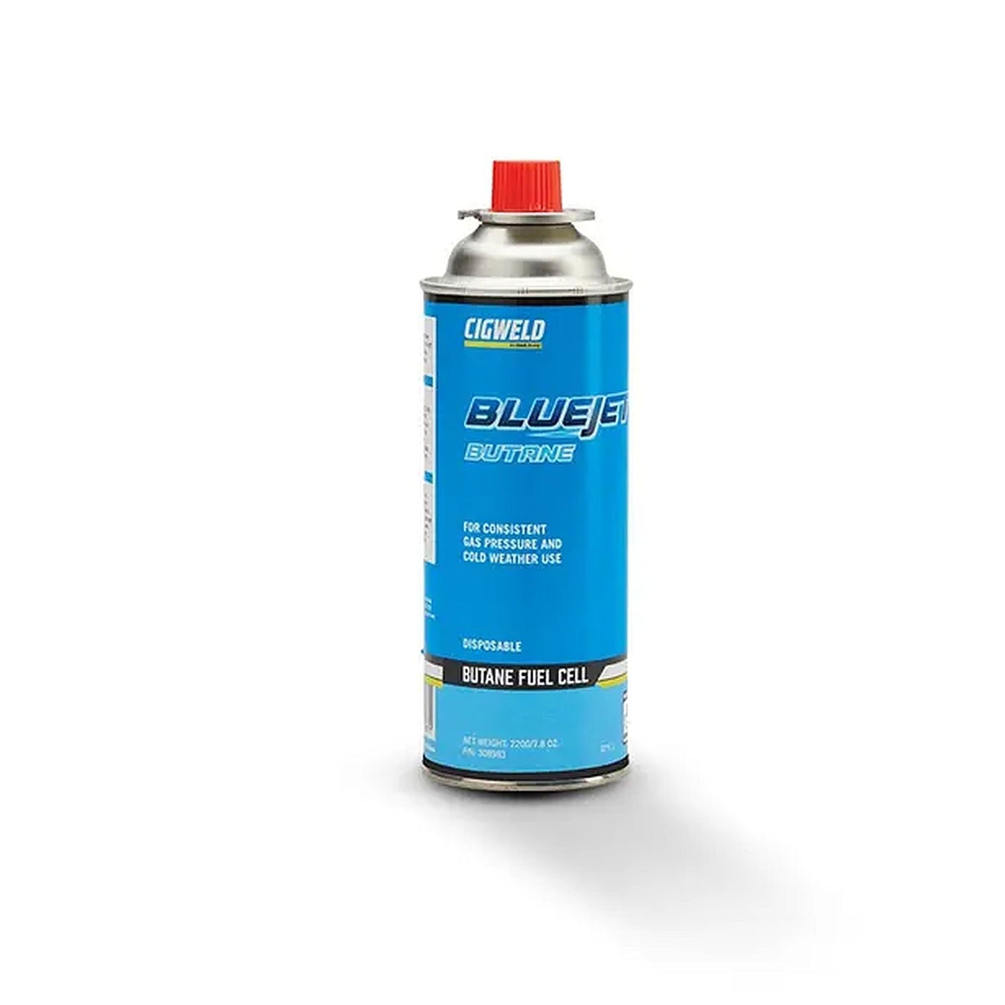 Cigweld BlueJet JET413 Concentrated Flame Torch & Butane Fuel Cell Combo Kit 308406