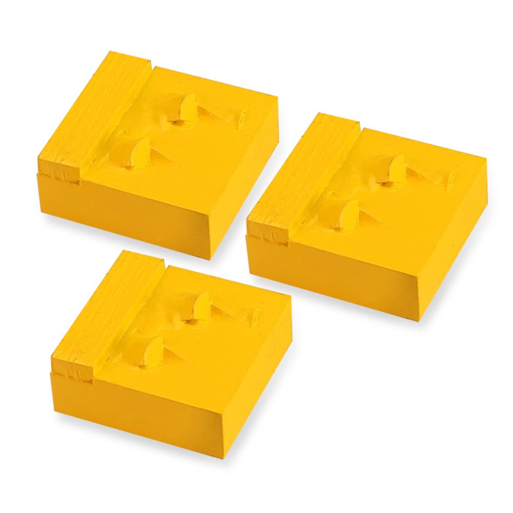 Xtorque XPPCD PCD Professional Diamond Shoe Plate Pad - Suits Redi Lock Style Husqvarna & Bayer Grinders - 3 Pack Kit