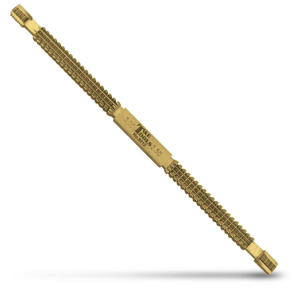 T&E Tools 8012 Metric Thread File With Cleaning Ends
